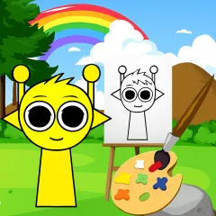 Sprunki Coloring Page